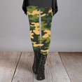 thumbnail image 2 of Jxximdong Leggings for Women Women's Autumn And Winter Camouflage Leggings Artistic Printed Soft Stretchy Pants For Women Yellow S Yoga Pants, 2 of 4
