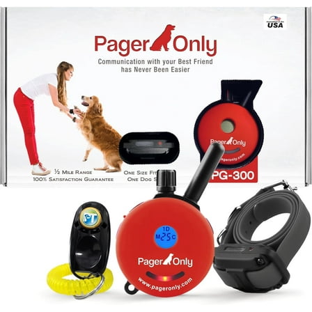 E-Collar PG-300 Mini Educator Remote Training E-Collar   PetsTEK Clicker - 1/2 Mile Range