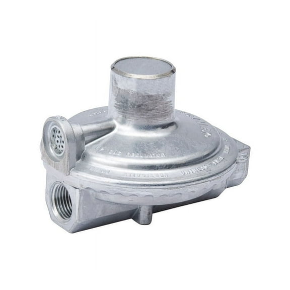 112-501 Liquid Propane Gas Low Pressure Regulator, Die Cast Zinc, .25 x .375-In. - Quantity 1