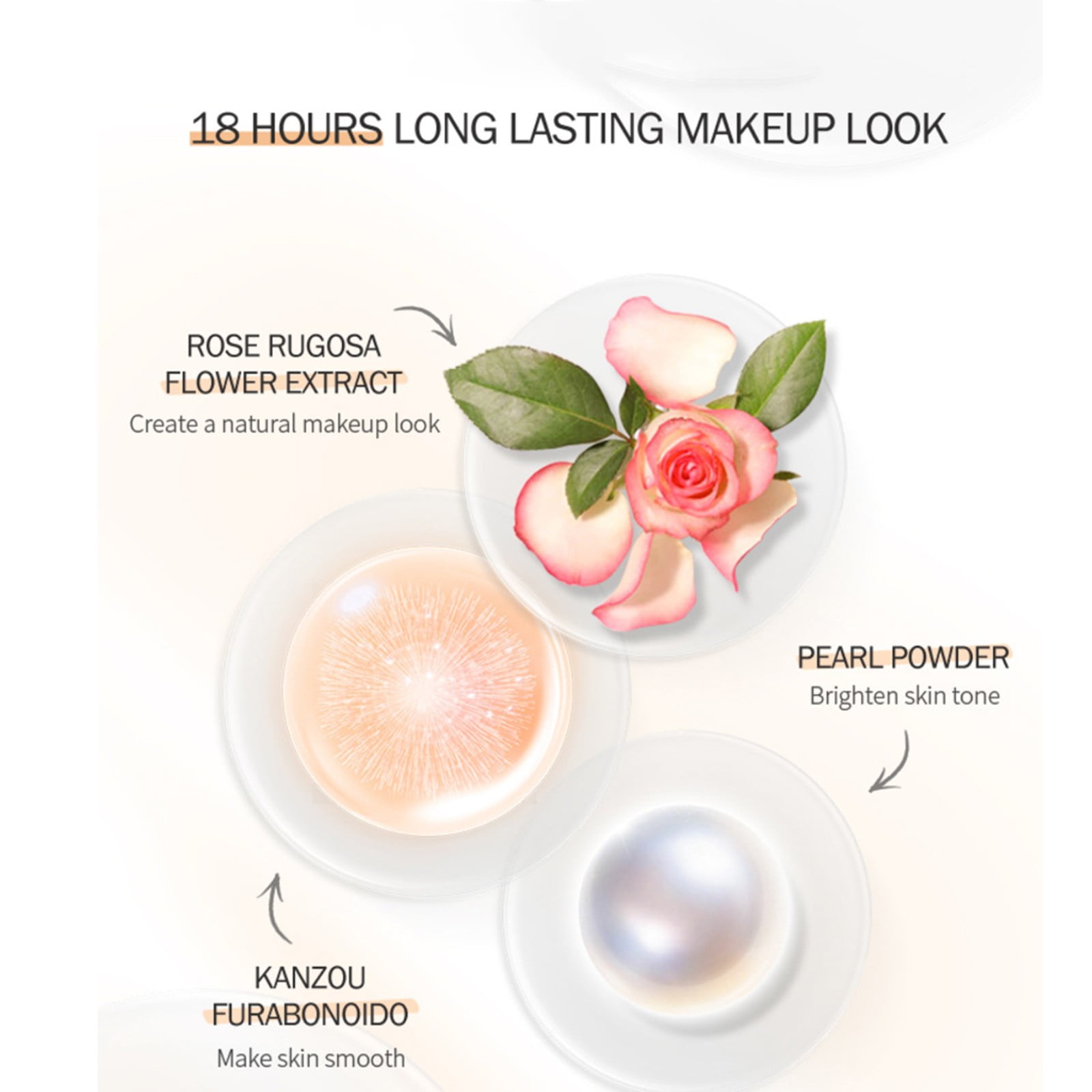 Age Concealer Skin Clearing Makeup up Cosmetics Makeup Highlighters Every Day Makeup to Face Makeup Peach under Eye Cover up Foundation It under Eye Makeup Base Foundation Gosh Cosmetics 1 Day Items