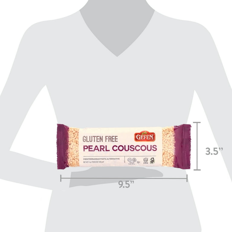 Gefen Israeli Pearl Couscous 7oz Pack, Kosher for Passover