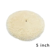 White Car Polishing Bonnet Cover Sponge Polisher Paint Waxing Buffer Pad Care