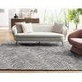 thumbnail image 3 of SAFAVIEH Metro Quinn Wavy Striped Area Rug, Black/Beige, 3' x 5', 3 of 12