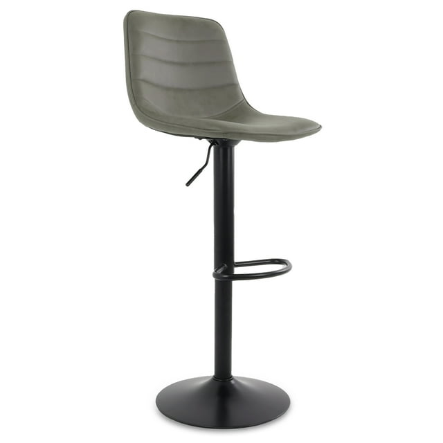 Silla Verona Alta para Barra de Cocina con Altura Ajustable Banco Desayunador Elegante para Decoración del Hogar Fabricado 100% Poliéster y Tejido Transpirable