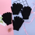 thumbnail image 4 of Kids Winter Gloves for Boys Girls, Children Warm Wool Lined Gloves Toddler Thermal Knitted Mittens, 4 of 8