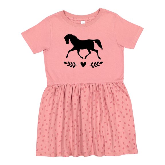 Inktastic Horse for Girls Girls Toddler Dress