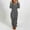 Gray, variant on Pitauce Pajamas for Women Solid Onesie Pajamas One Piece Sleepwear Zipper Up Casual Loose Homewear Hoodie Warm Fleece Long Sleeve Jumpsuit