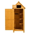 thumbnail image 3 of Outdoor Tool Cabinet with Side Hook / Hang Shovels and Brooms, 3 of 7