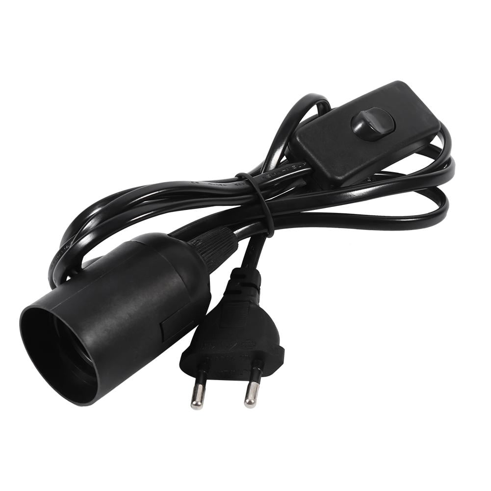 Tebru Lamp Socket with wire switch, 1Pc E27 Hanging ... Tebru Lamp Socket with wire switch, 1Pc E27 Hanging ...