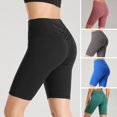thumbnail image 4 of Pantalones cortos de yoga para mujer Cintura alta Push-up Leggings de secado rápido Deporte, 4 of 5