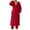 Red, variant on Fanxing Mens Plush Soft Robes with Hood, Full Length Fleece Thick Robe for Men Long Sherpa Bathrobe Green 2XL