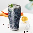 thumbnail image 3 of 30oz Pioneer Flower Floral Print Pattern Tumblers Stainless Steel Tumbler with Lid and Straw,Vacuum Insulated Double Wall Travel Tumbler Cups Mug with Cleaning Brush for Coffee,Tea, 3 of 7