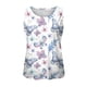 thumbnail image 2 of Playeras,Blusas y Tops,Ropa para Mujer Workout Tank Tops Camiseta sin mangas de verano para mujer Camiseta sin mangas con estampado informal Camiseta sin mangas con cuello en V (White, XL), 2 of 4
