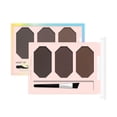 thumbnail image 5 of TQEHS Paleta de maquillaje en polvo para cejas de 3 colores, resistente al agua, para realzar las cejas Y9Q5, 5 of 5