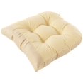 thumbnail image 4 of Klear Vu Omega Cojín Antideslizante Para Mecedora Ensamblado En Ee. Uu. Diseño De Capitoné Grueso, Incluye Almohadilla Para El Asiento Y Almohada Para El Respaldo Con Lazos, 17 X 17 Pulgadas, Juego De, 4 of 5