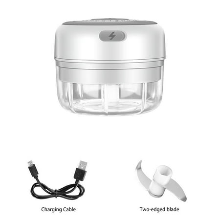 

100/250ml Cordless Electric Garlic Vegetable Chili Garlic Chop Mini Portable Meat Grinder Outdoor BBQ USB Charging