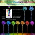 6 FT LED Lighted Palm Tree with Coconuts Outdoor Artificial Palm Tree