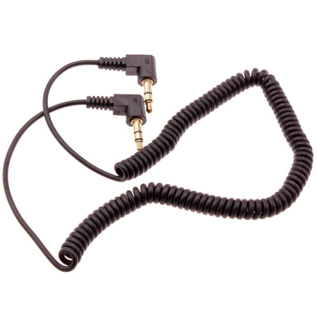 3.5mm Aux Cable Adapter Car Stereo Aux-in Audio Cord Speaker Jack Wire Coiled R5Y for Motorola Moto G Stylus 5G (2022) (2021) Pure G7 Power (2022) (2021) (2020) e6 E5 Plus Play Fast