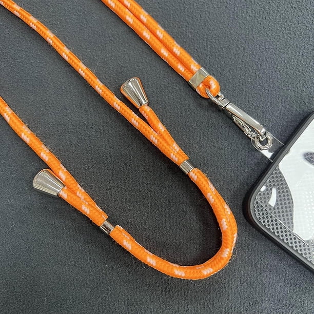 Adhesivo trasero para cordón de teléfono móvil, cordón japonés, cordón colgante oblicuo, ajustable, cuerda telescópica universal