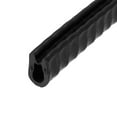 thumbnail image 4 of Unique Bargains Edge Trim U Seal Grey U Channel Edge Protector Fits 1/64'' - 1/16'' Edge 10 Feet Long Black 1/64"- 1/16", 4 of 5
