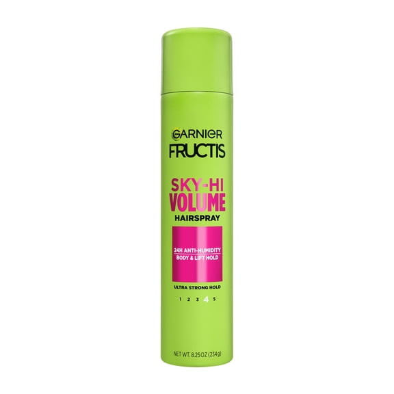 Garnier Fructis Style Volume Anti-Humidity Hairspray, Extra Strong Hold, 8.25 oz