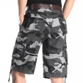 thumbnail image 3 of Pantalones cortos cargo para hombre, con botones por encima de la rodilla y bolsillos, pantalones cortos para hombre de gran tamaño, cómodos, holgados, estilo Harajuku, venta al por mayor, 3 of 5