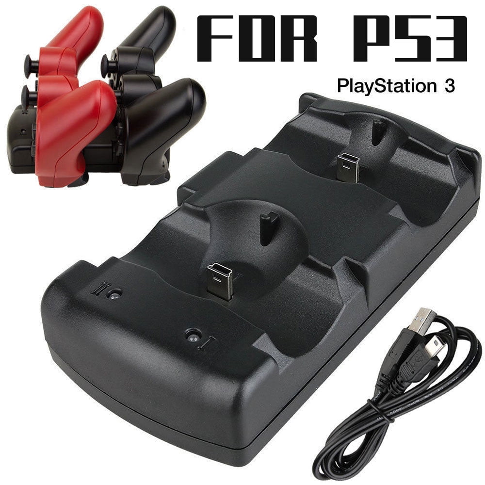 EEEkit 4 in 1 Dual Charger Stand Dock Station Fit for Sony Playstation