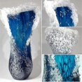 thumbnail image 4 of Sea Wave Vase, Wavy Vase Resin Blue Wavy Vase for Office Living Room Decorations Coffee Shop Decor, 4 of 5