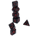 thumbnail image 3 of Juego De Dados, Dados Poliédricos Ligeros De Larga Duración Para Adultos Para Niños Para Juegos De Mesa Para Juegos De Mesa OTVIAP Rojo, 3 of 8