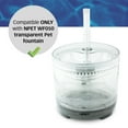 thumbnail image 3 of PetStandard Replacement Premium Water Filter for NPET WF050 Transparent Water Fountain. Arc-Shaped, Washable Pet Fountain Filters with Triple Filtration System, Pack of 12, 3 of 6