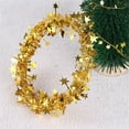 thumbnail image 4 of Triani 2Rolls Tinsel Stars Wire Garlands Christmas Tree Hanging Star Garlands Decorations 7.5 Meters Each Roll for New Year Wedding Birthday Party Decoration(Gold), 4 of 7