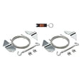 thumbnail image 2 of 2 Pack Hillman Anti-Sag Gate Kit, 851362 Anti Sag Gate Hardware Kit, Steel, Zinc Plated, up to 7ft 6â€, Interior and Exterior Gate Sag Kit with Included LED Keychain Light, 2 of 15