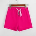 thumbnail image 5 of KVPLBQFD Girls Casual 2 Piece Outfit Long Sleeve Button Shirts Matching High Waist Drawstring Shorts Sets for Kids Beach Vacation Summer Outfits Trendy Teen Girl Clothes, 5 of 9