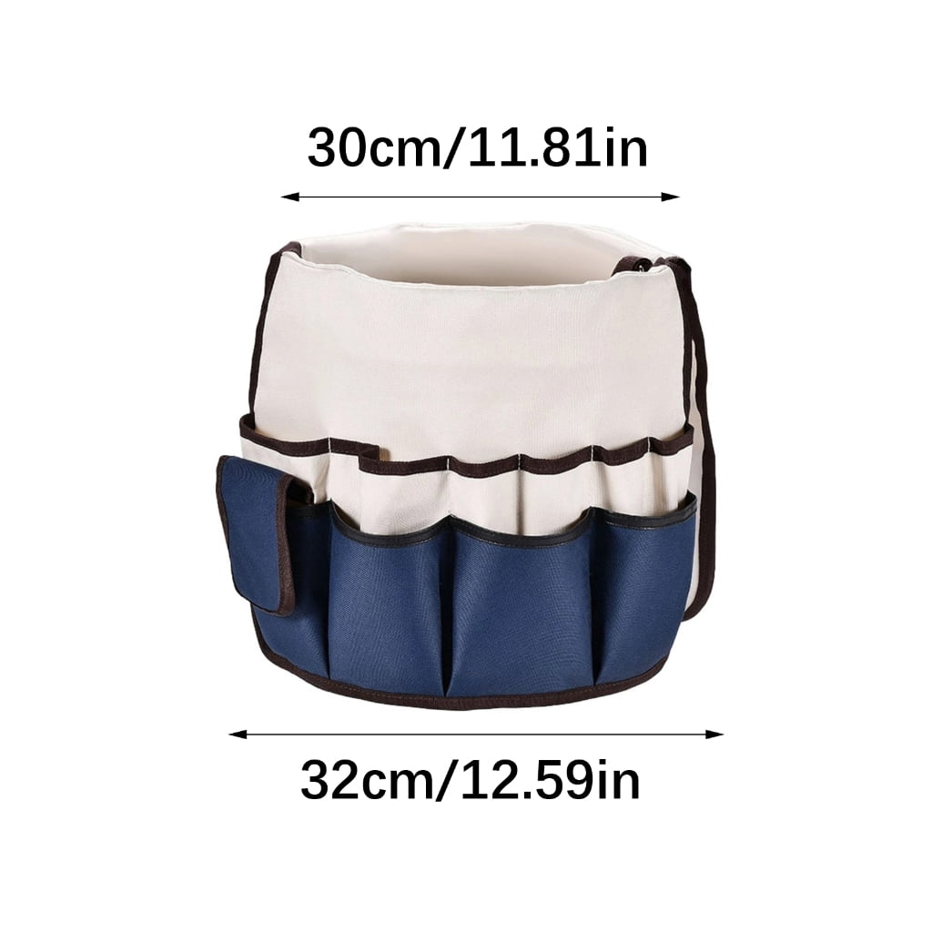 CEORPER Foldable Tool Storage Bucket for Garden Tool Saves Space Gardening Organizer Bag Oxfords Cloth Fabric