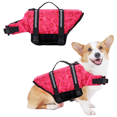 thumbnail image 1 of chaleco salvavidas para perros sirena, chaleco salvavidas para perros ripstop con asa de rescate, protector de traje de baño de seguridad Adepaton CPB-DE-LYY1840-11, 1 of 5