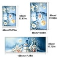thumbnail image 3 of YIMEIS Snowman Christmas Moonlight Kitchen Mat Rug Set - Perfect for Kitchen Counter, 16''*24''/47''*18'', Functional for Decoration, 3 of 10