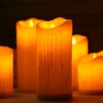 thumbnail image 4 of 5 piezas Velas LED Ligas Ligera de vela parpadeante de plástico que funcionan con batería, 4 of 9