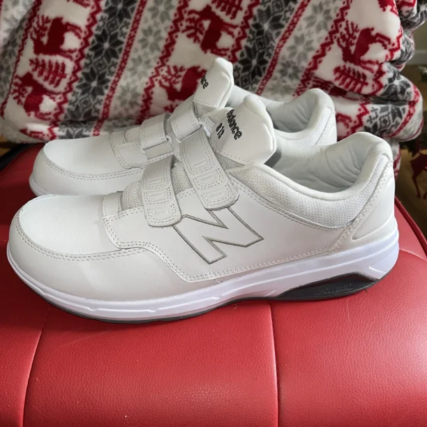 New Balance Mens 813 MW813HWT White Casual Shoes Sneakers Size 11.5 2E Rollbar
