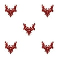 thumbnail image 3 of maskred Élégant Strass Applique Coudre sur Perles Garniture Patchs pour Polyvalent Robe de Mariée Robe de Bal Patchs Acrylique vermeil à la Mode 5Set, 3 of 6