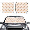 thumbnail image 2 of Haiem Funny Chicken Car Windshield Sun Shade (2 Pieces) Foldable Windshield Sun Shade Car Accessories for Truck SUV Pickup-Small, 2 of 7