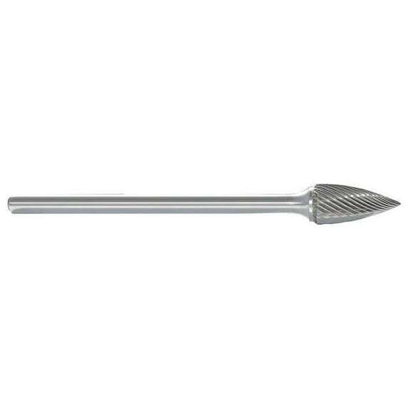 Manufacturer Varies Carbide Bur,Pointed Tree,3/8,1/4 Shank 310-002622