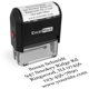 thumbnail image 1 of Sello de goma autoentintable personalizado ExcelMark extra grande, 1 of 8
