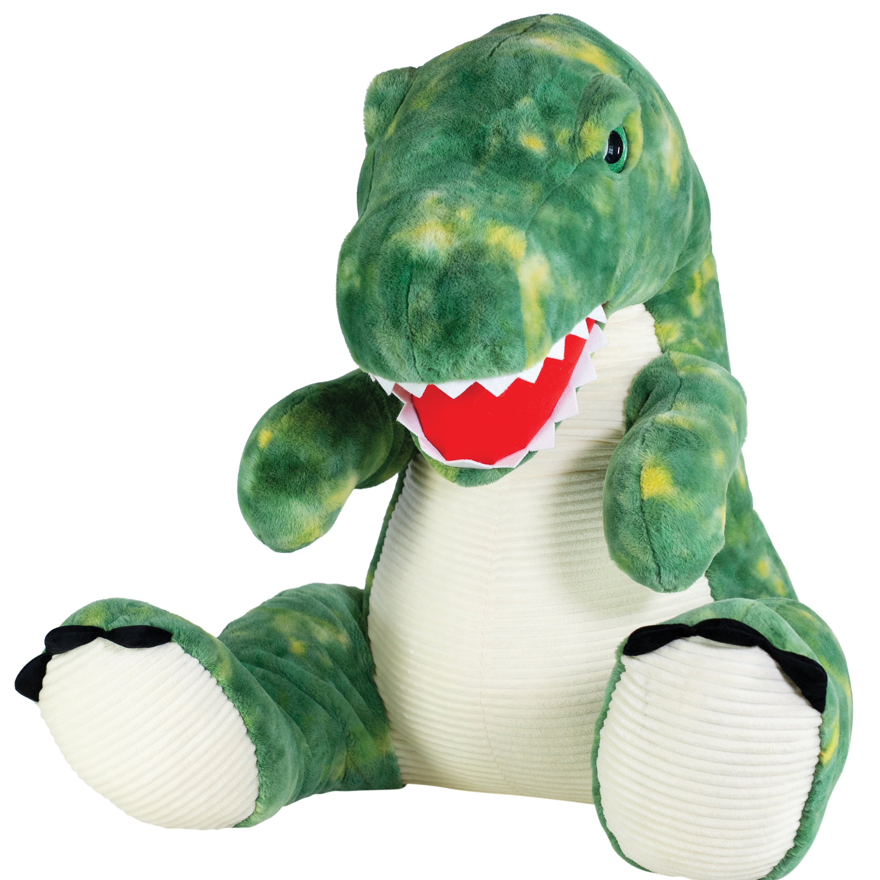 Set of 4 Big Dinosaur Plush Stuffed AnimalsAdorable 15-Inch Dinosaur Toys 