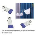 thumbnail image 5 of Hahiyo Pinzas Para Ropa De Acero Inoxidable Clip Para Calcetines Lavandería 2.2 Pulgadas De Largo Con Resorte Agarre Fuerte A Prueba De Viento Fácil Pellizco Colgar Práctico Ahorre Espacio No Dañe Dej, 5 of 5