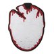 thumbnail image 1 of Pegatinas de pared Kearding efecto espejo mancha de sangre plata, 1 of 6