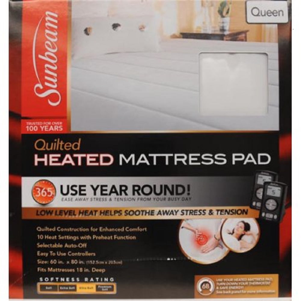 queen size heated mattress pad walmart