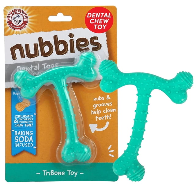Mantequilla de cacahuete dental para perros Arm & Hammer Nubbies T-Bone