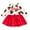 Red / off white, minnie mouse, variant on Disney Frozen Elsa Toddler Girls Dress Purple 2T