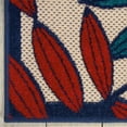thumbnail image 7 of 8â€™x 11â€™ Multicolored Leaves Indoor Outdoor Area Rug, 7 of 7