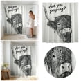 thumbnail image 2 of TIELUTT A Witty and Humorous Bathroom Curtain Bathroom Curtains Shower Set Shower Curtain and Rug Set for Bathroom Suit and Tie Shower Curtain Shower Clothes United States Map Shower Curtain Liner, 2 of 4
